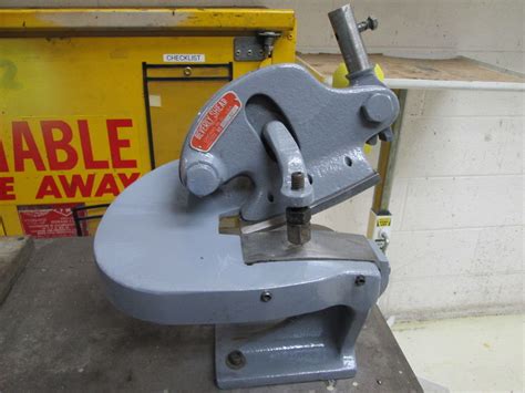 small sheet metal press|harbor freight metal shear.